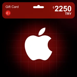 گیفت کارت 2250 لیری اپل ترکیه